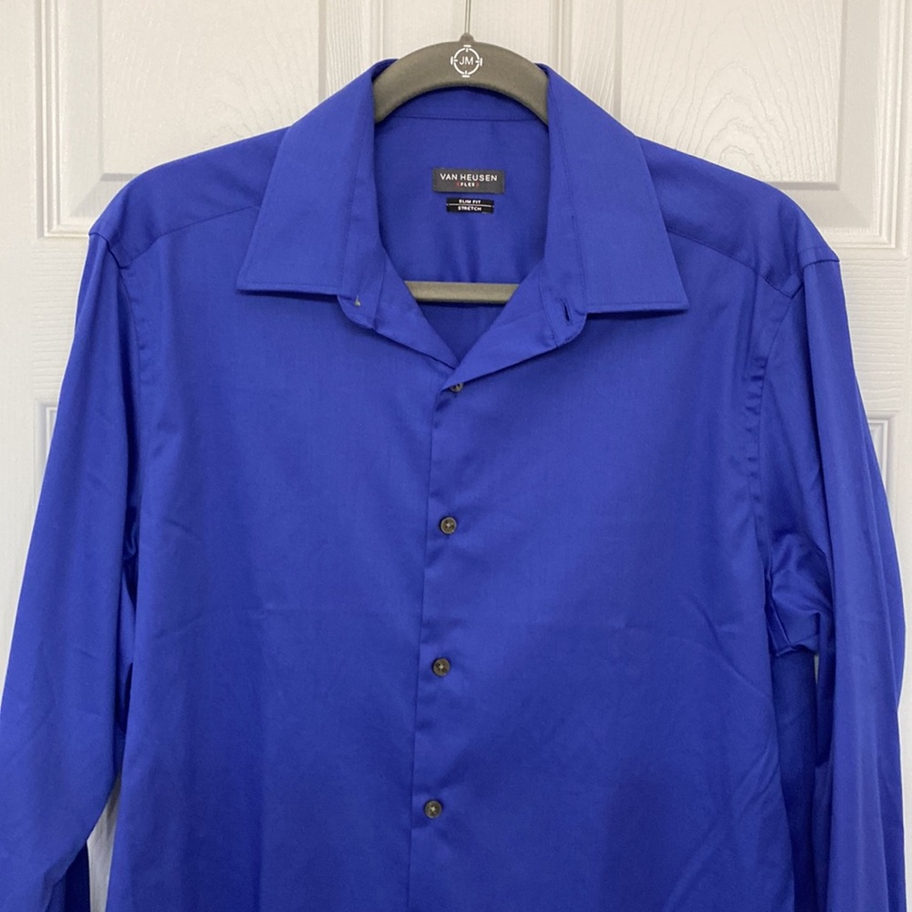 Van Heusen Flex, Men’s button down shirt, 16, 34/35 - Picture 2 of 8